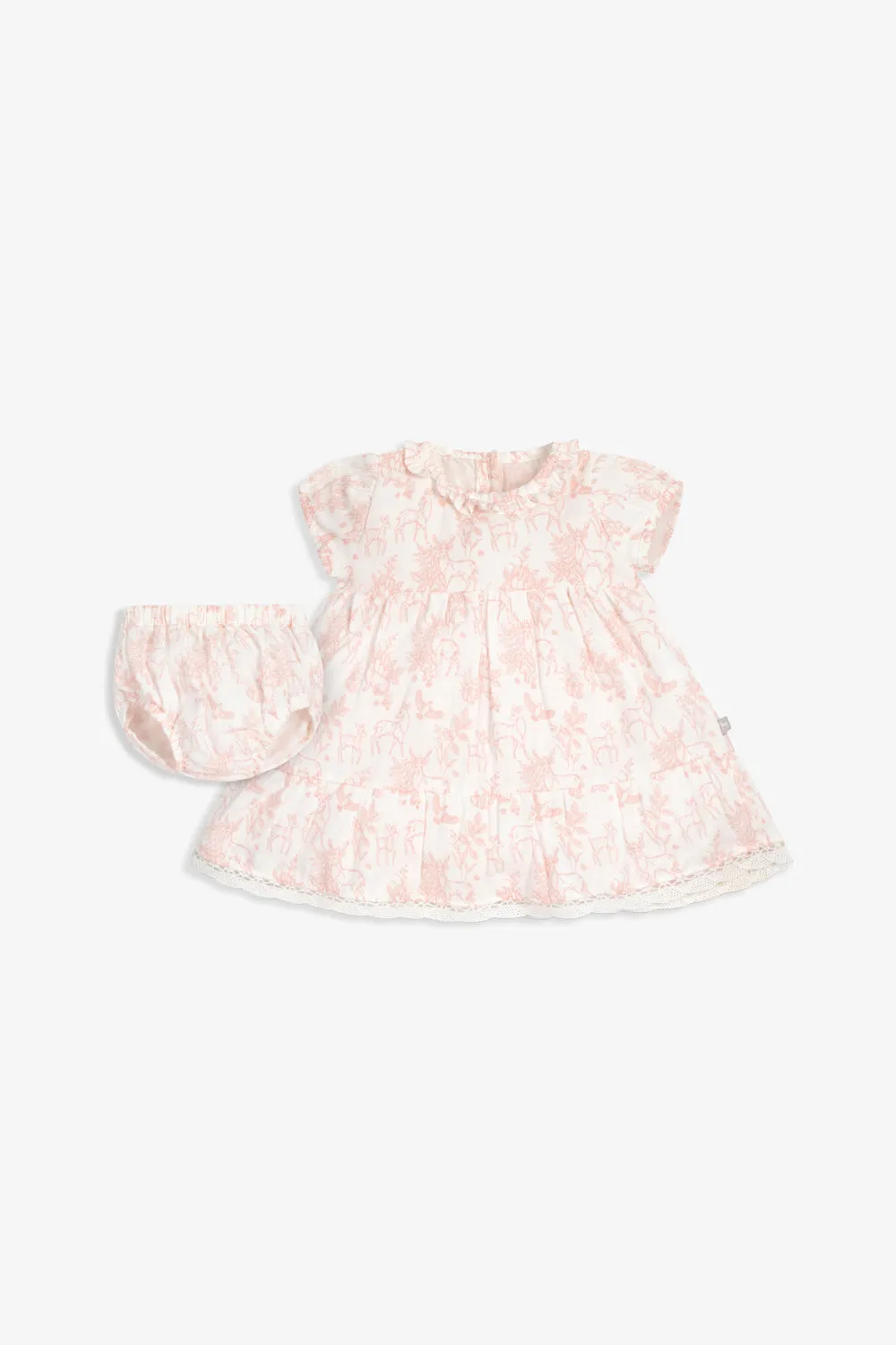 Dress & Bloomer - pink woodland
