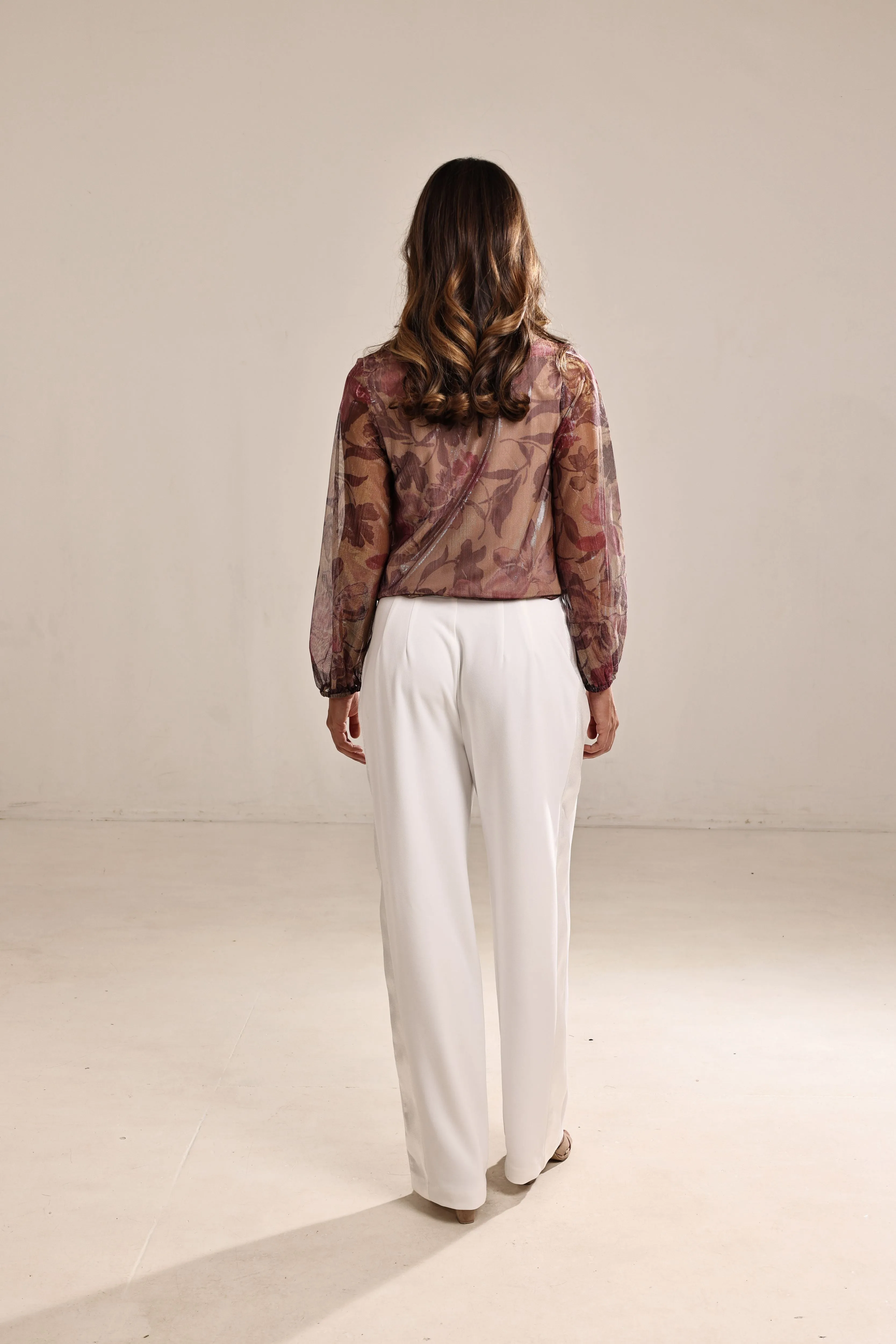 Effortless Wide-Leg Trousers - White
