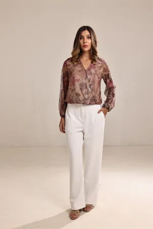 Effortless Wide-Leg Trousers - White