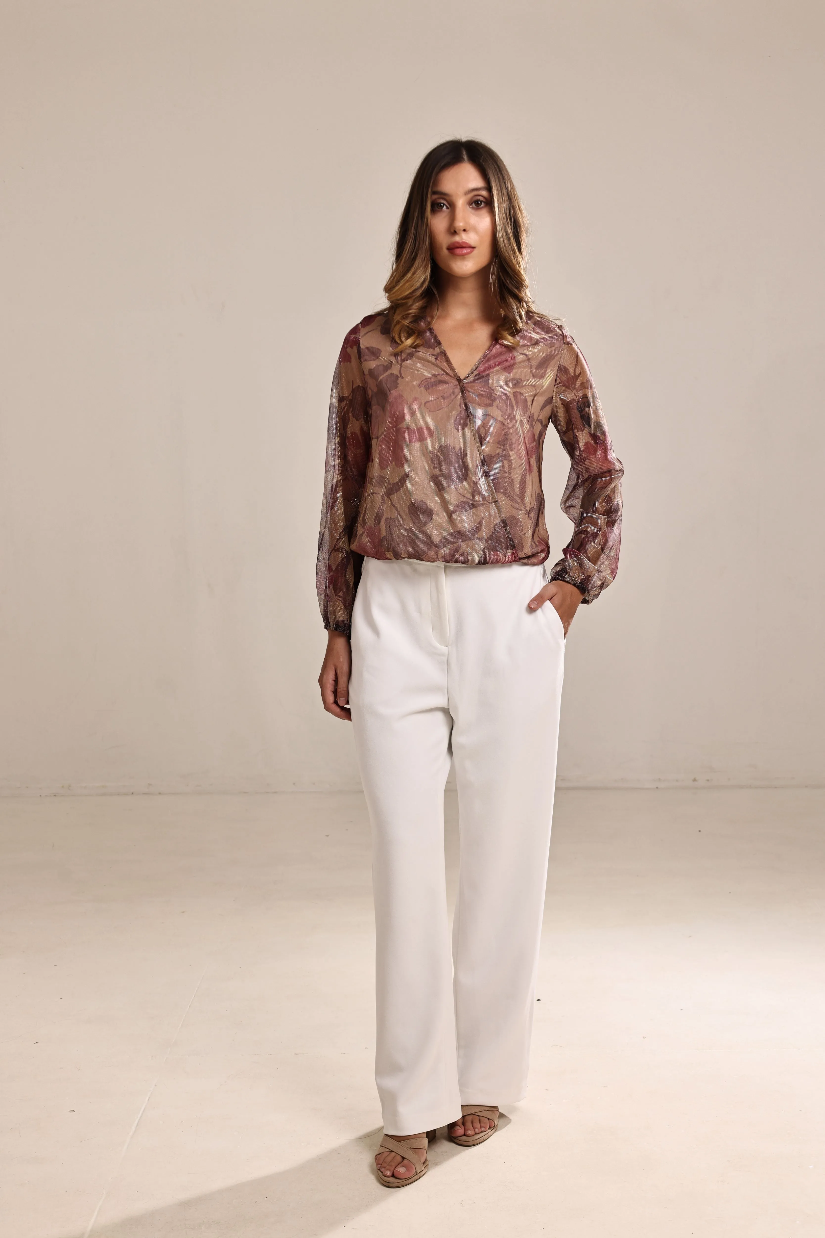 Effortless Wide-Leg Trousers - White