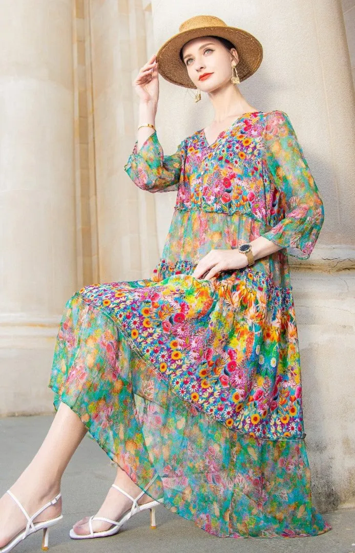 Eira - Floral Boho Dress