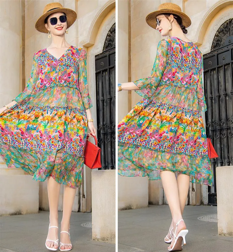 Eira - Floral Boho Dress