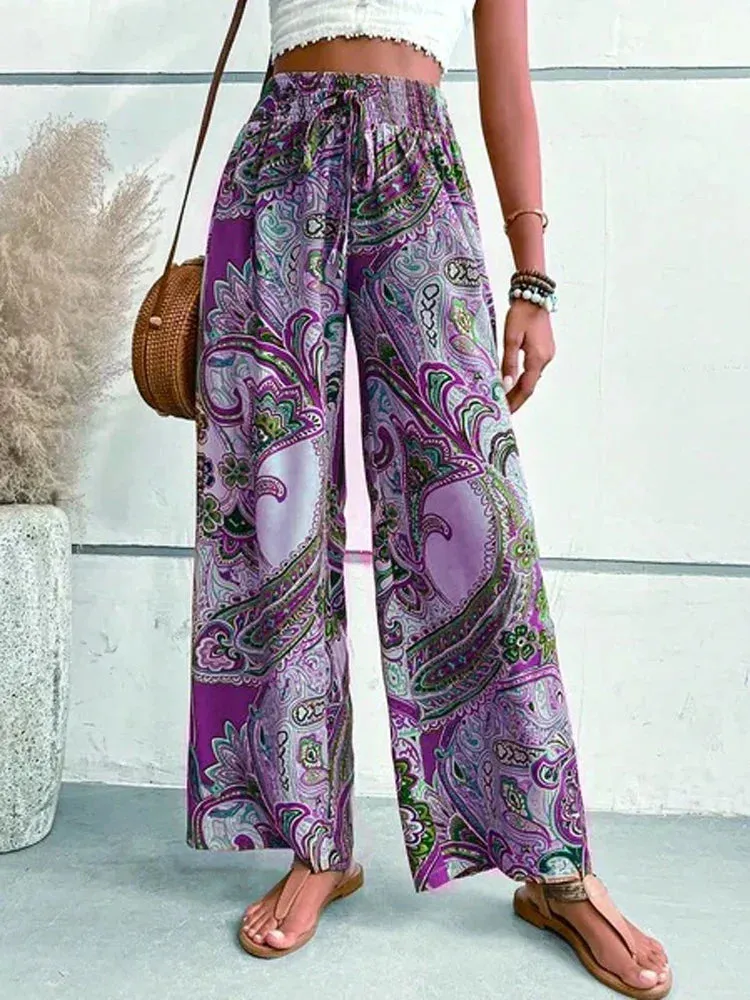 Elisa® | Boho High Waist Pants