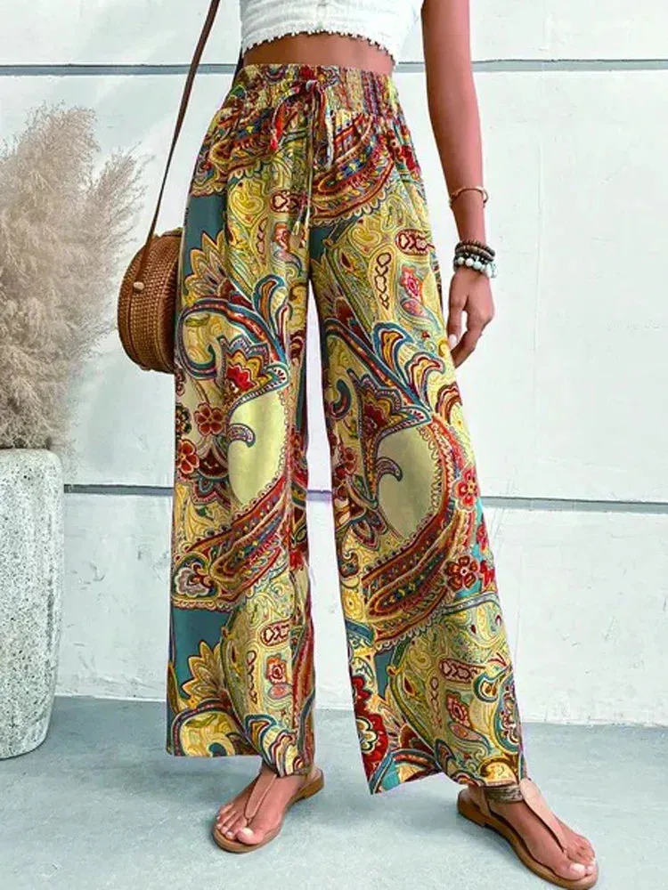 Elisa® | Boho High Waist Pants