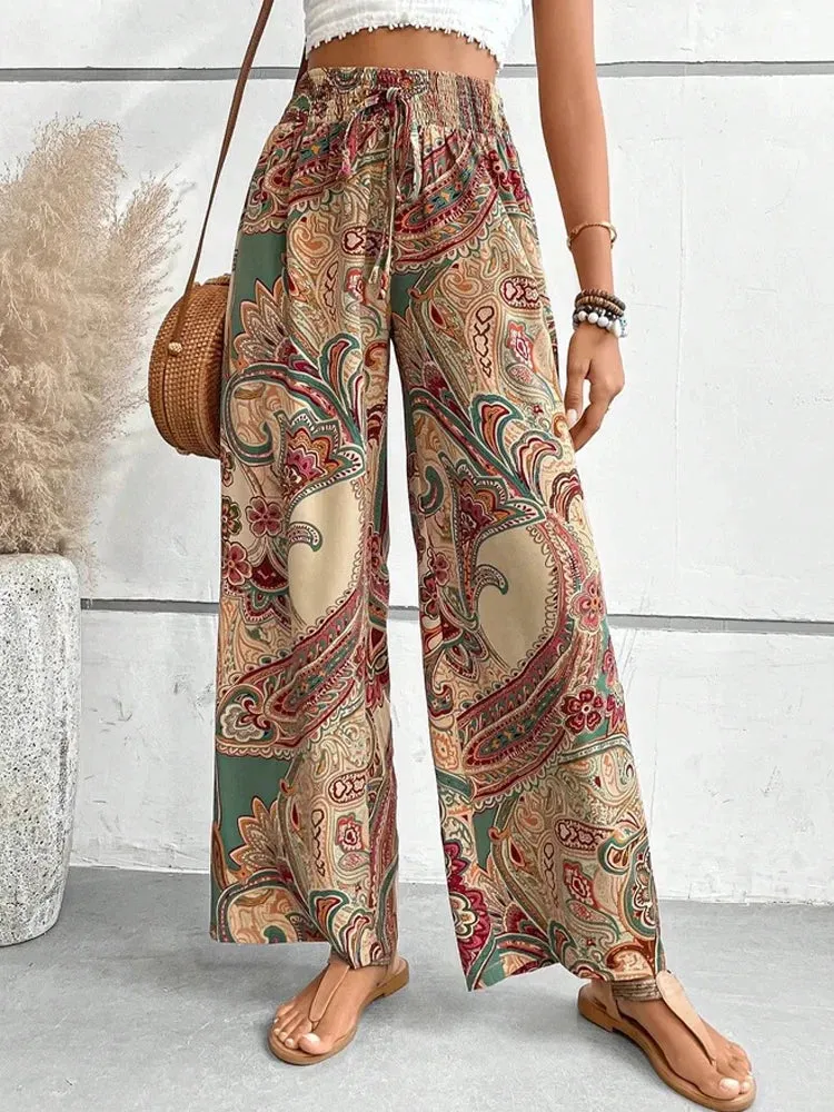 Elisa® | Boho High Waist Pants