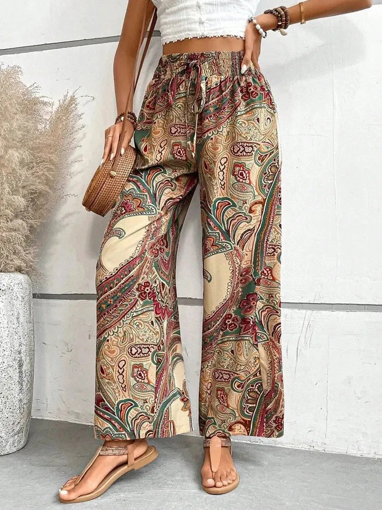 Elisa® | Boho High Waist Pants