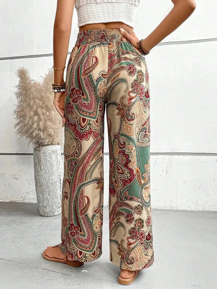 Elisa® | Boho High Waist Pants