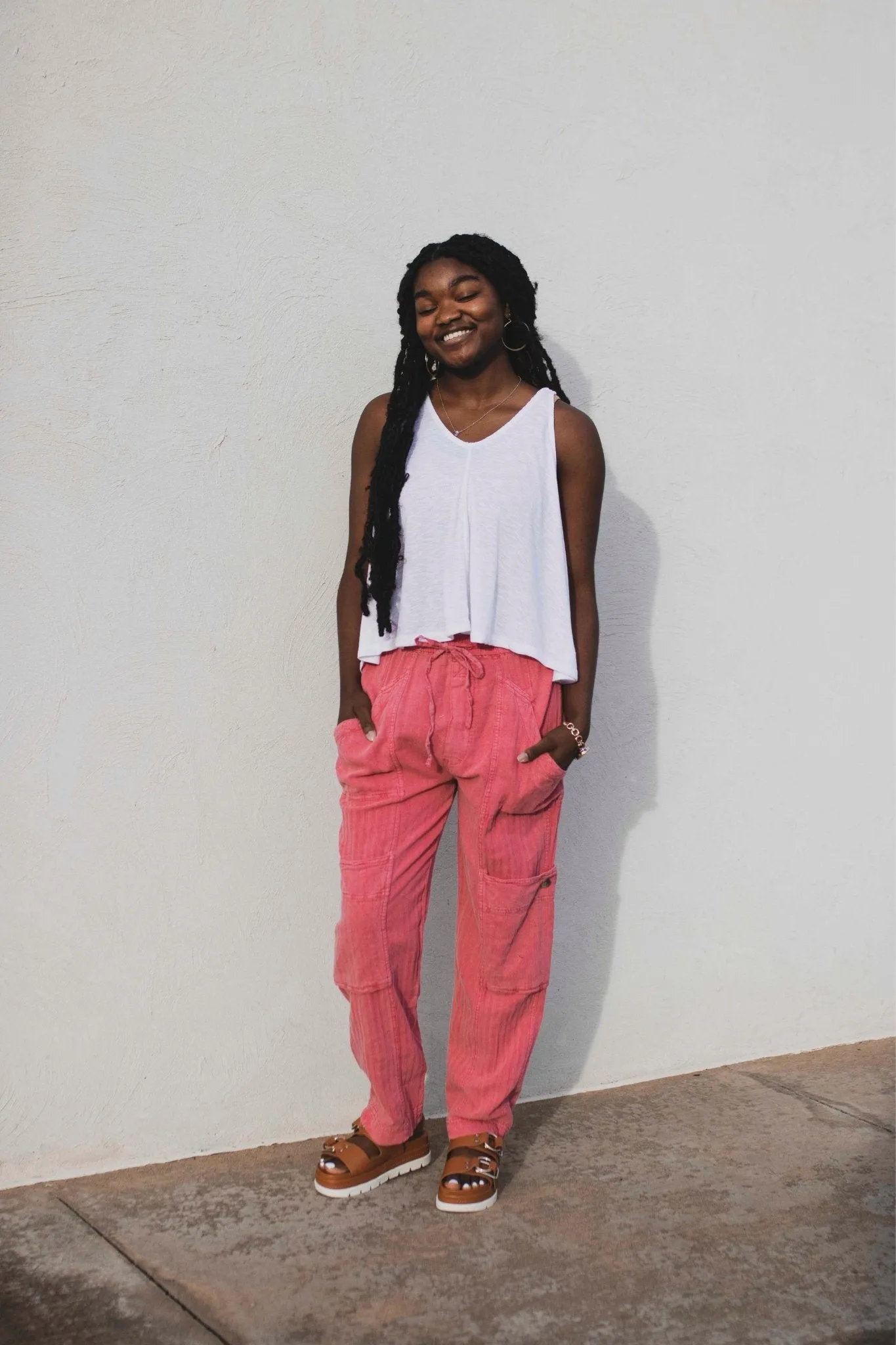 Feelin Good Utility Pull On Pant