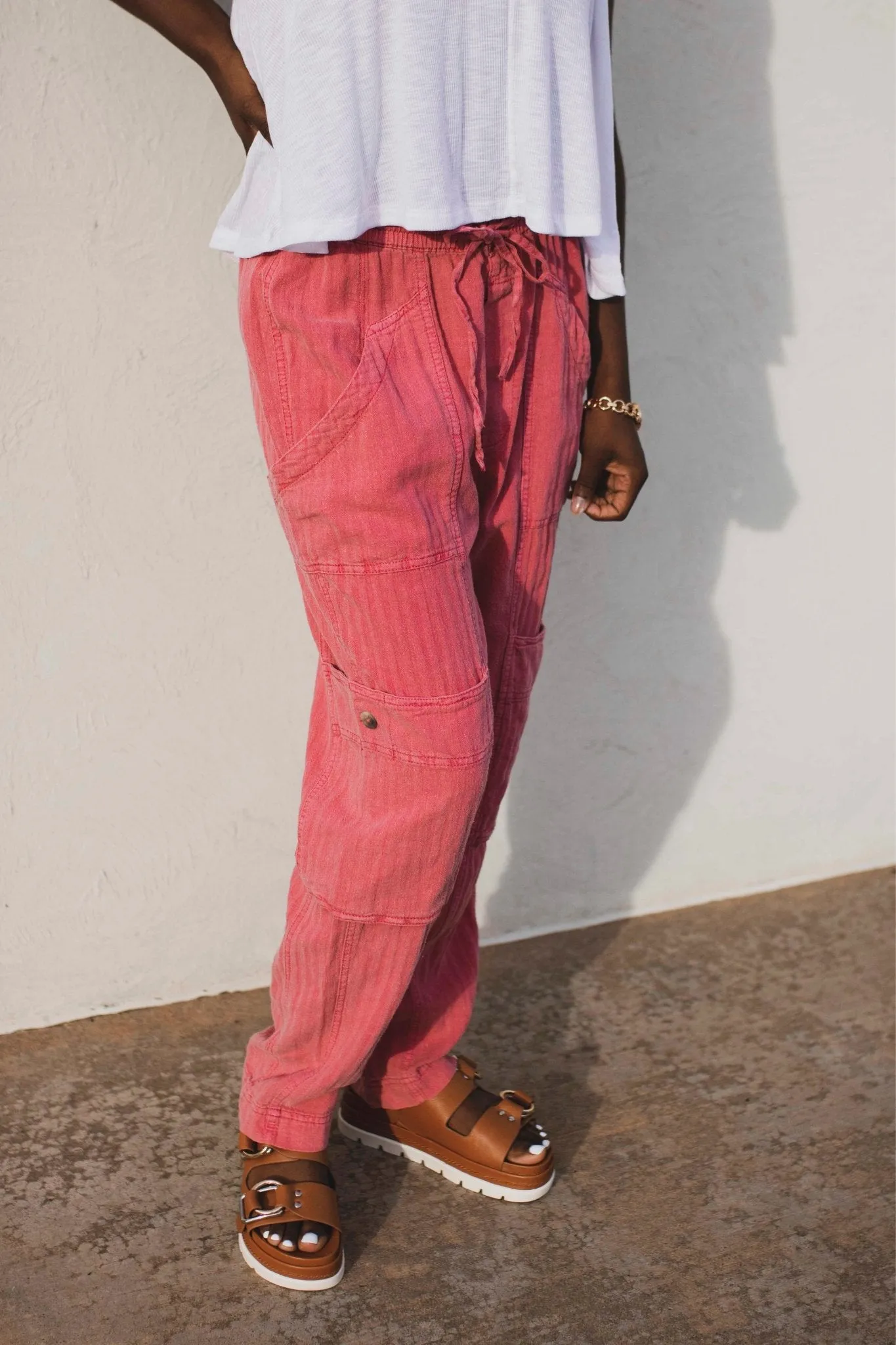 Feelin Good Utility Pull On Pant
