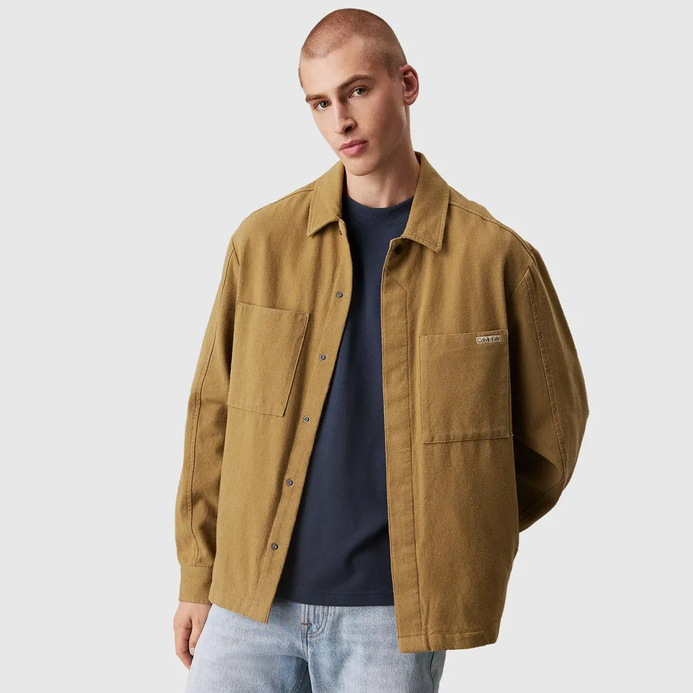 Flannel Overshirt - Gothic Olive
