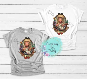 Follow the white rabbit- T SHIRT