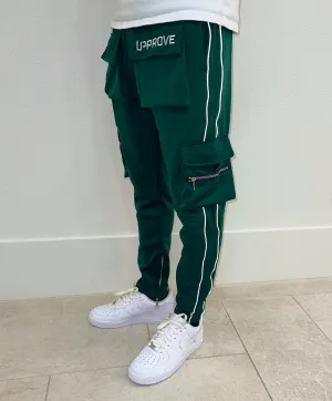 'FOREST GLOW' CARGO PANTS (GREEN)