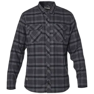 FOX FUSION TECH FLANNEL LS SHIRT [BLACK VINTAGE]