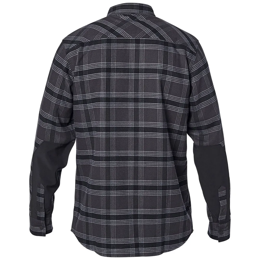 FOX FUSION TECH FLANNEL LS SHIRT [BLACK VINTAGE]