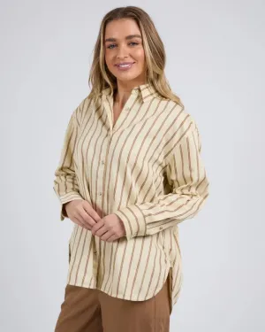 Foxwood II WALTER Stripe Shirt - Vintage White