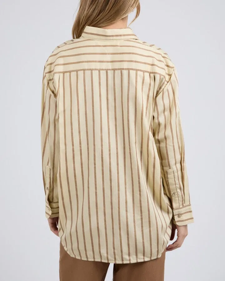 Foxwood II WALTER Stripe Shirt - Vintage White