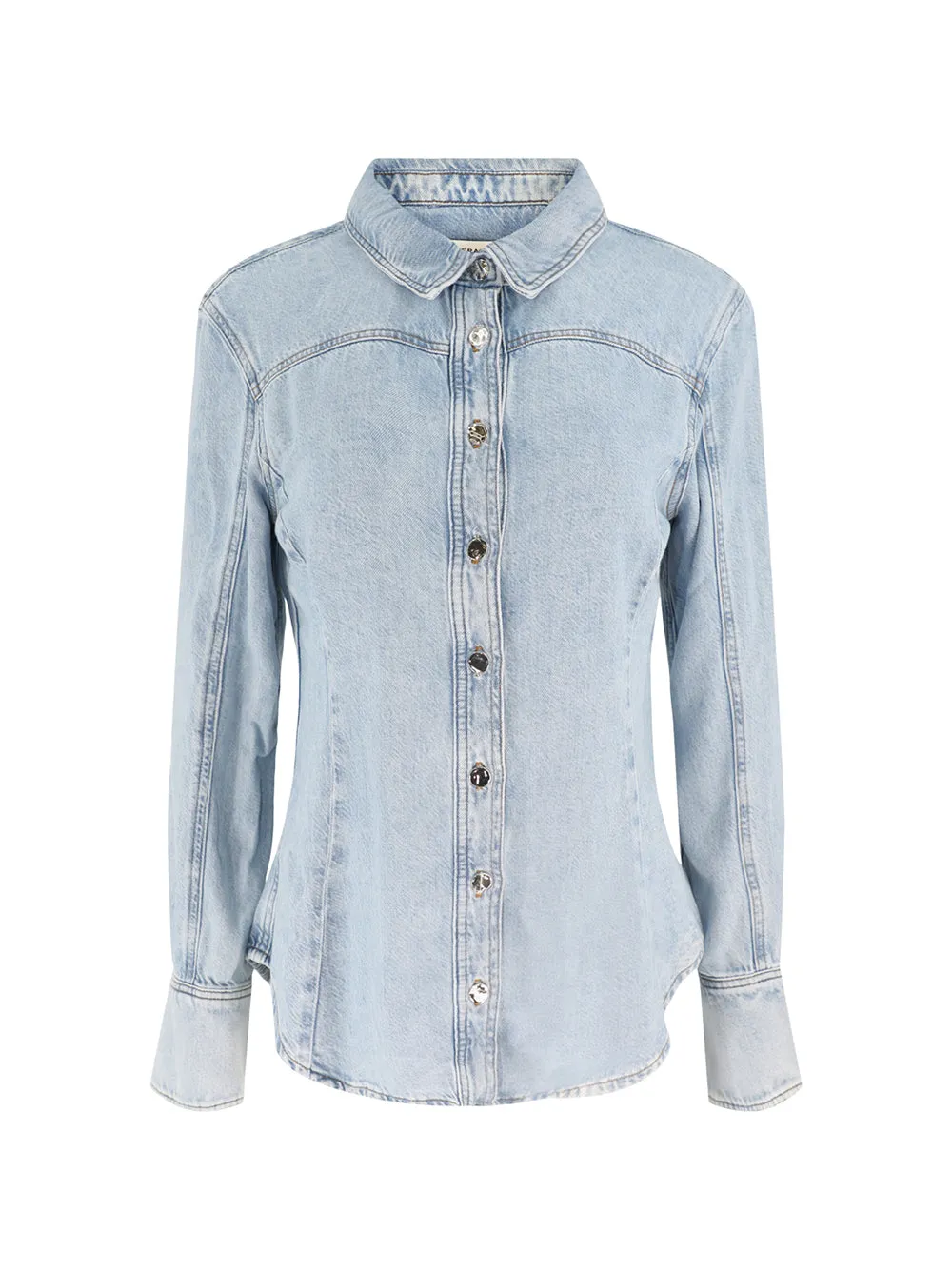 Frame The Curved Shirt in Shimmy