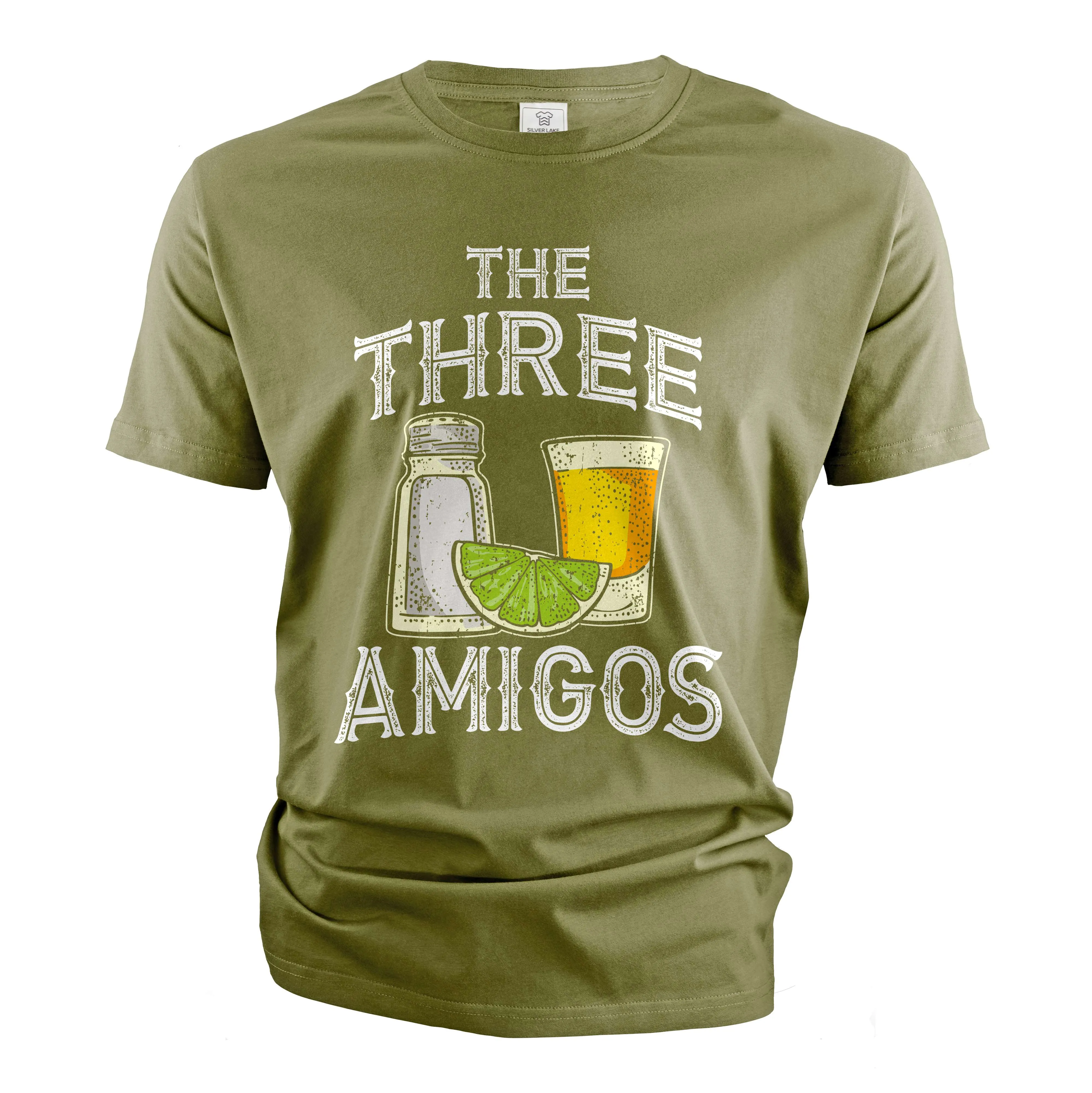 Funny Cinco de Mayo T-shirt three amigos salt tequila lemon party tee shirt gift holiday funny shirt