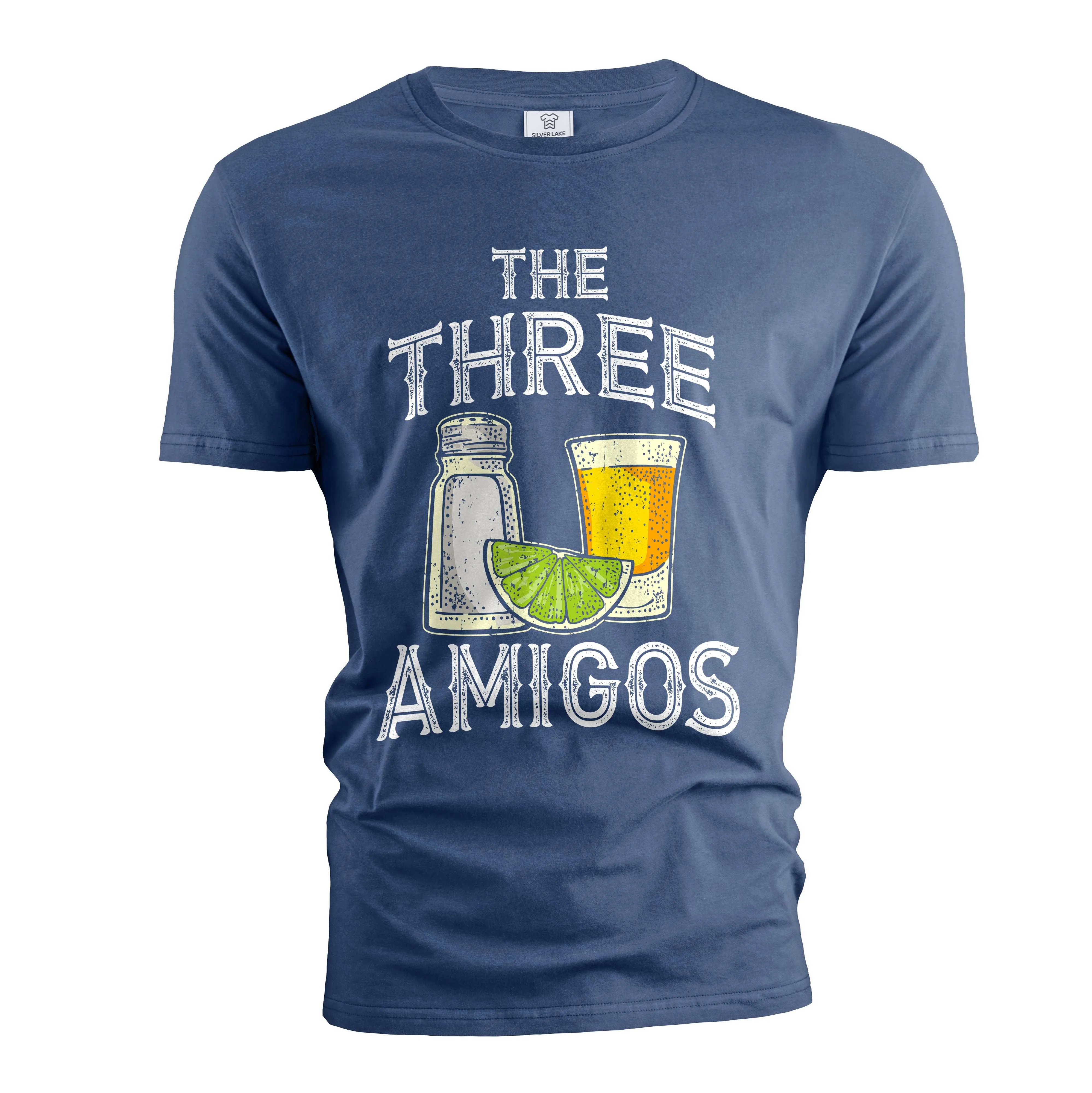 Funny Cinco de Mayo T-shirt three amigos salt tequila lemon party tee shirt gift holiday funny shirt