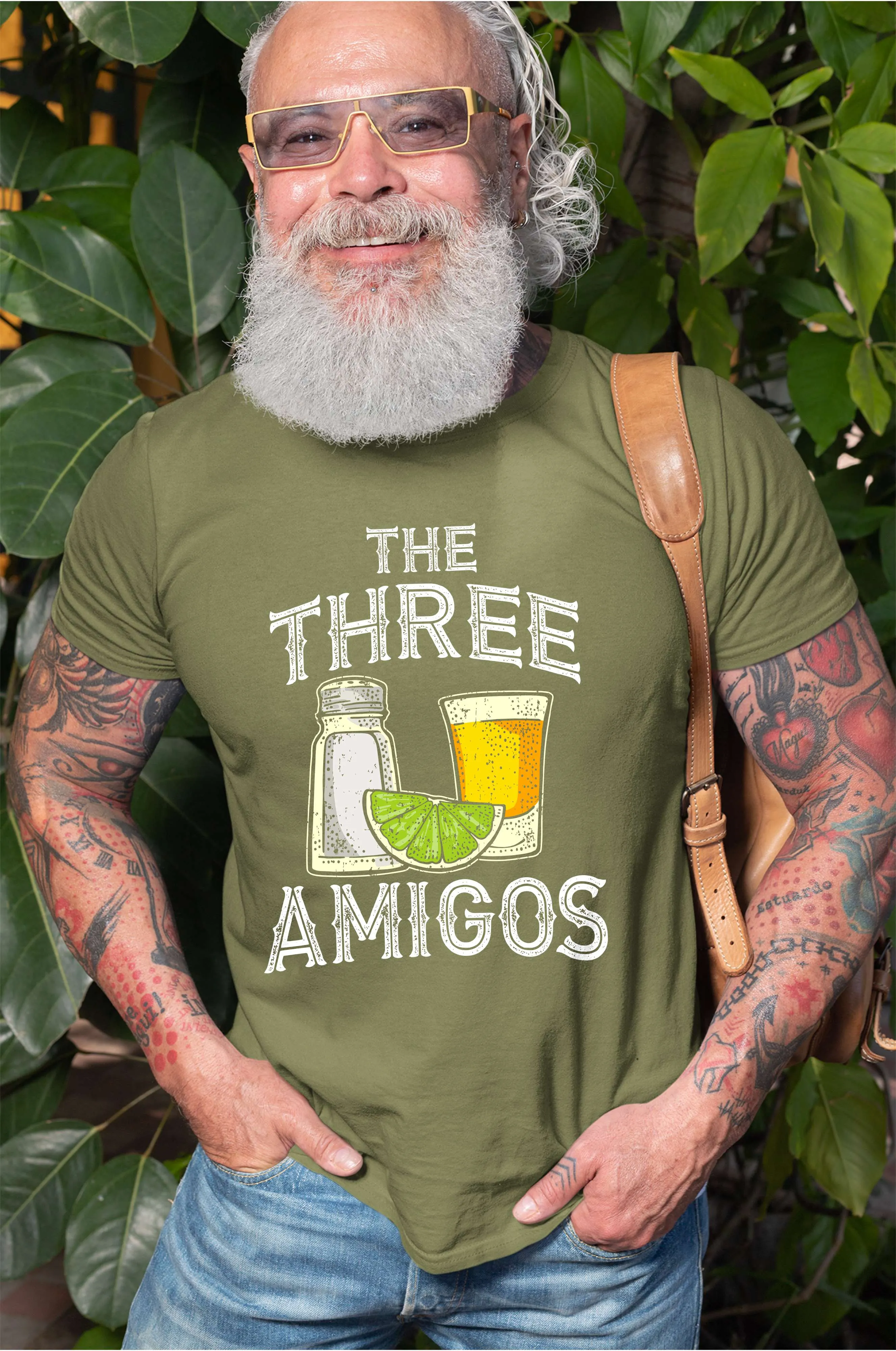 Funny Cinco de Mayo T-shirt three amigos salt tequila lemon party tee shirt gift holiday funny shirt