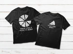 Funny Couples Shirts You've Stolen a Pizza My Heart