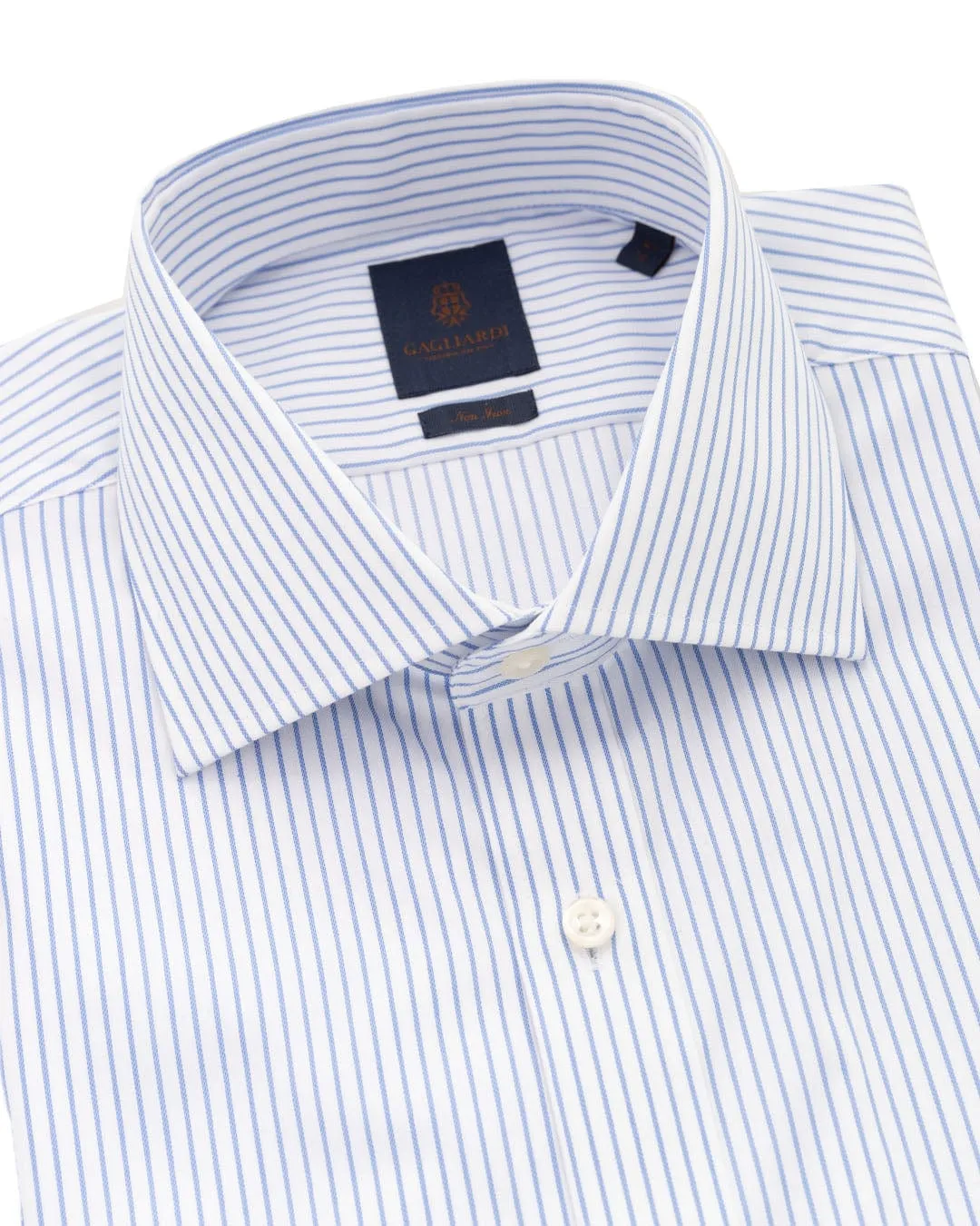 Gagliardi Blue Stripe Non-iron Shirt