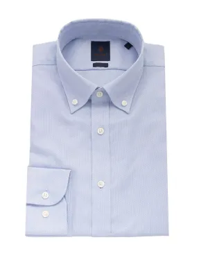 Gagliardi Sky Basketweave And Button-down Non-iron Shirt