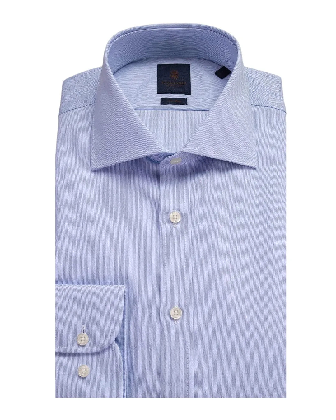 Gagliardi Sky Hairline Stripe Non-iron Shirt
