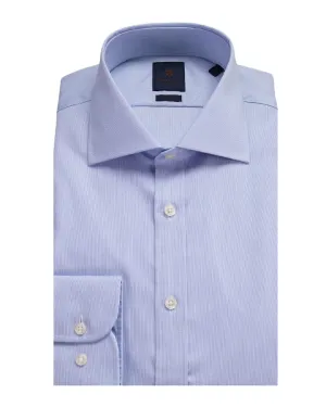 Gagliardi Sky Hairline Stripe Non-iron Shirt