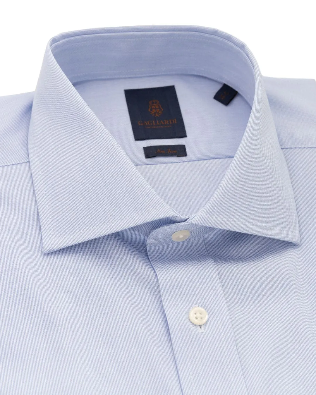 Gagliardi Sky Hairline Stripe Non-iron Shirt