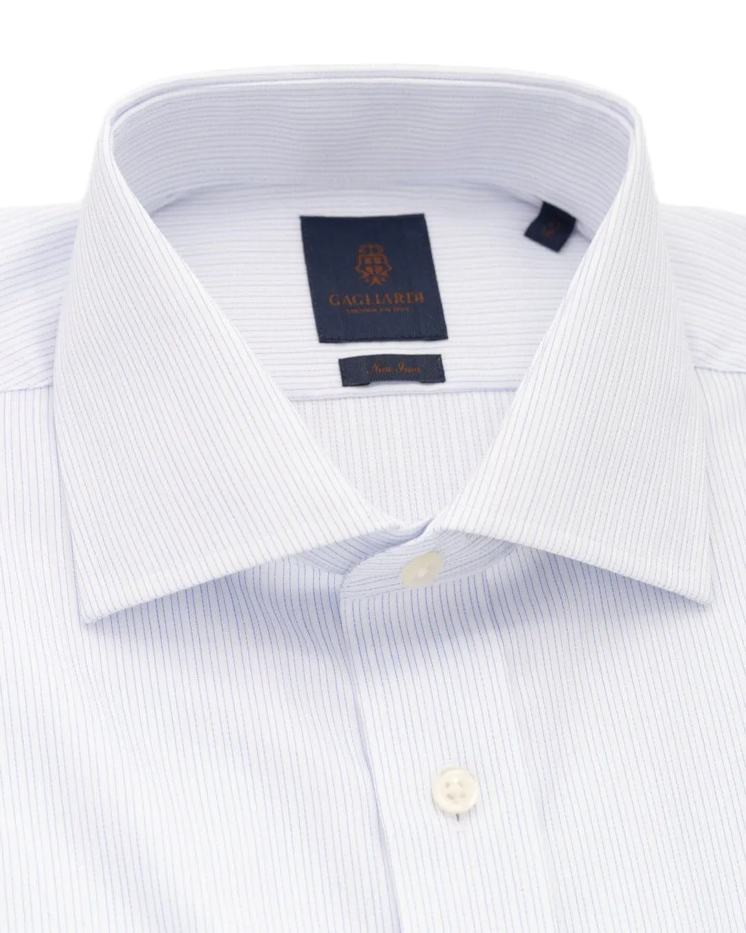 Gagliardi White Double Stripe Non-iron Shirt