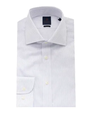 Gagliardi White Fine Stripe Non-iron Shirt