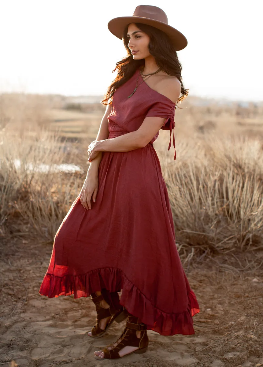 Gia Dress in Mesa Rose