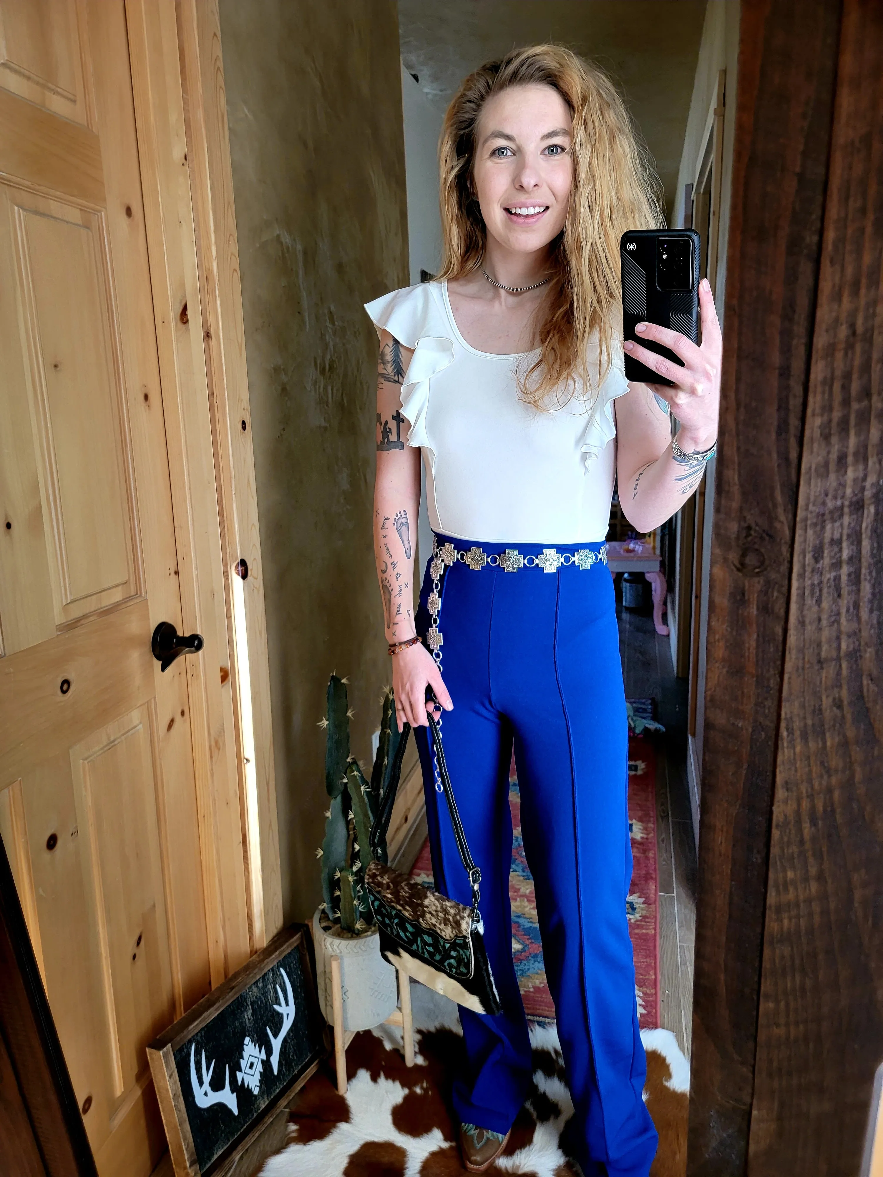Gina Dress Pants (Royal)
