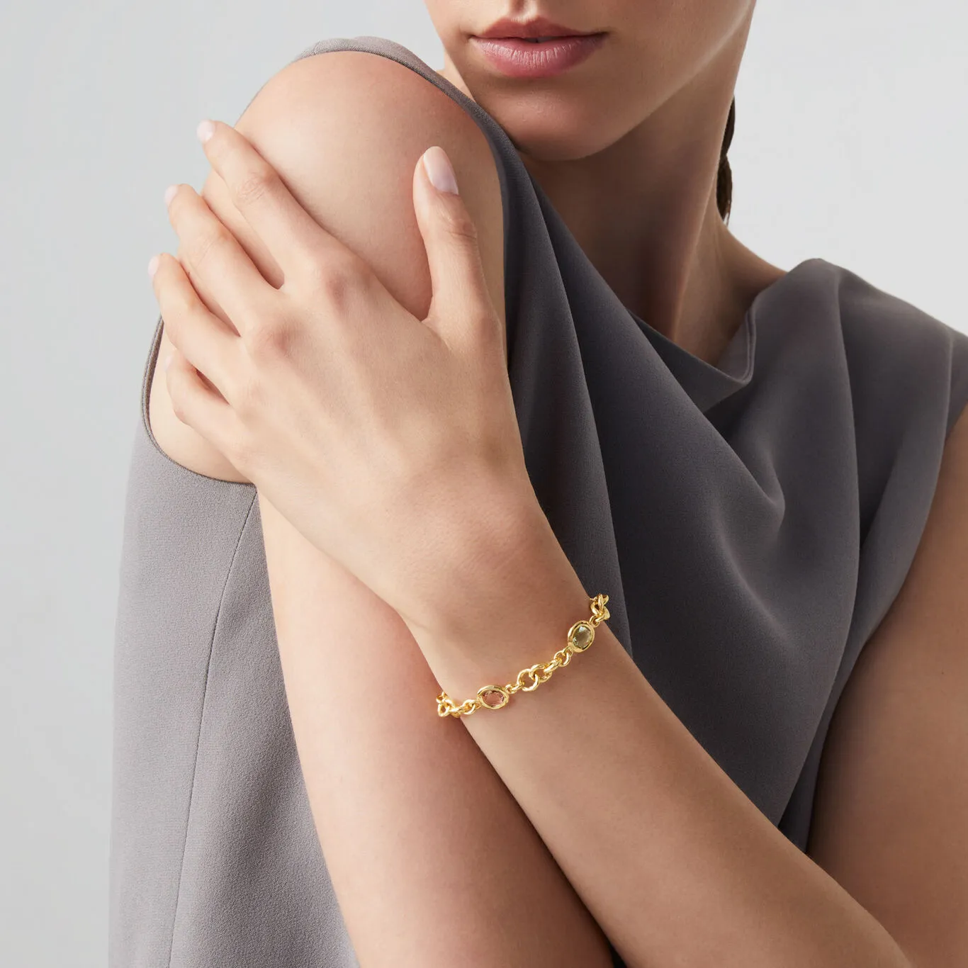 Giovanni Raspini 925 silver loop bracelet