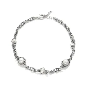 Giovanni Raspini Mezzanine necklace Mari del Sud silver 925 pearls 10225