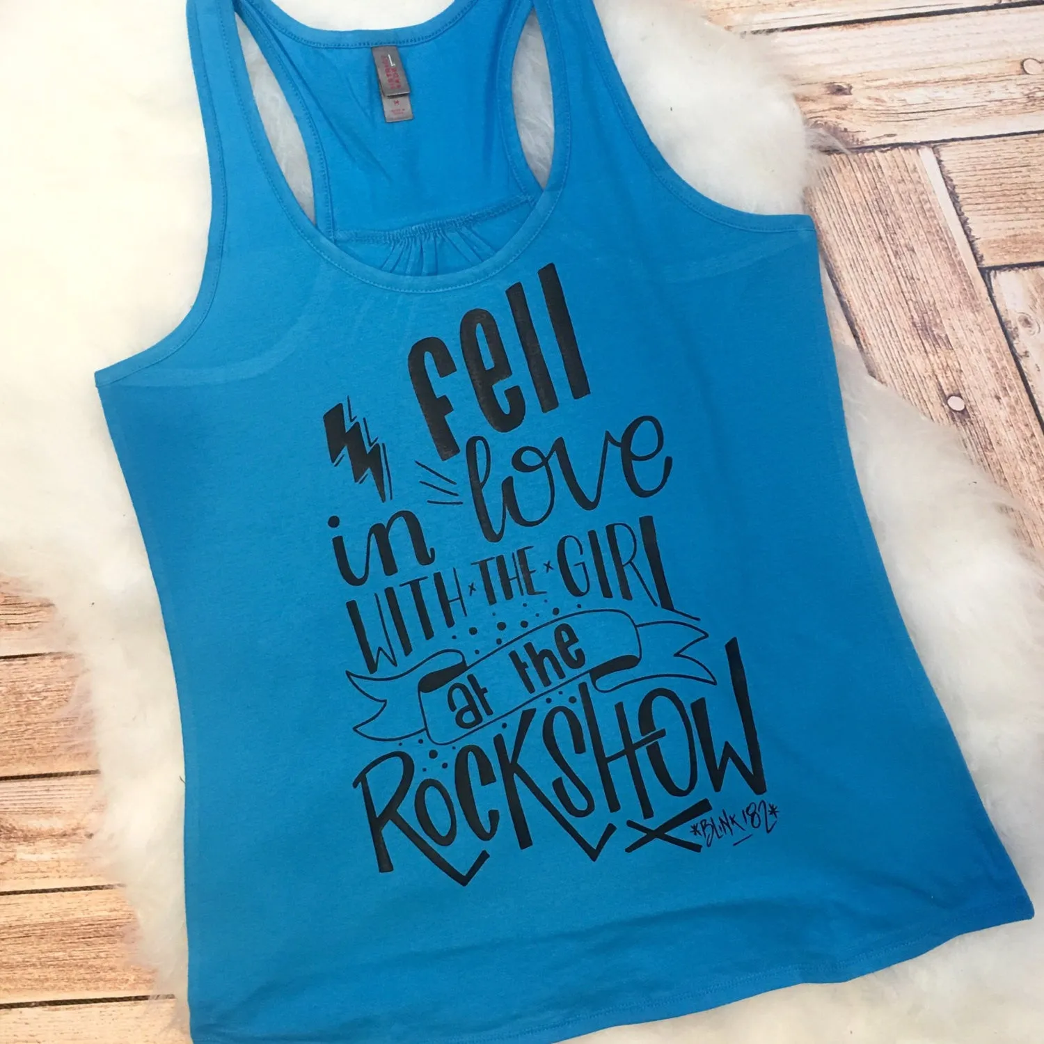 Girl at a Rock Show Blink 182 Tank or Tee