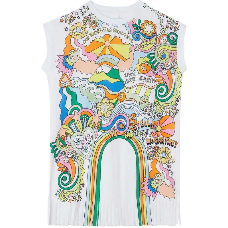 Girls Ivory Cotton Love To Dream Dress