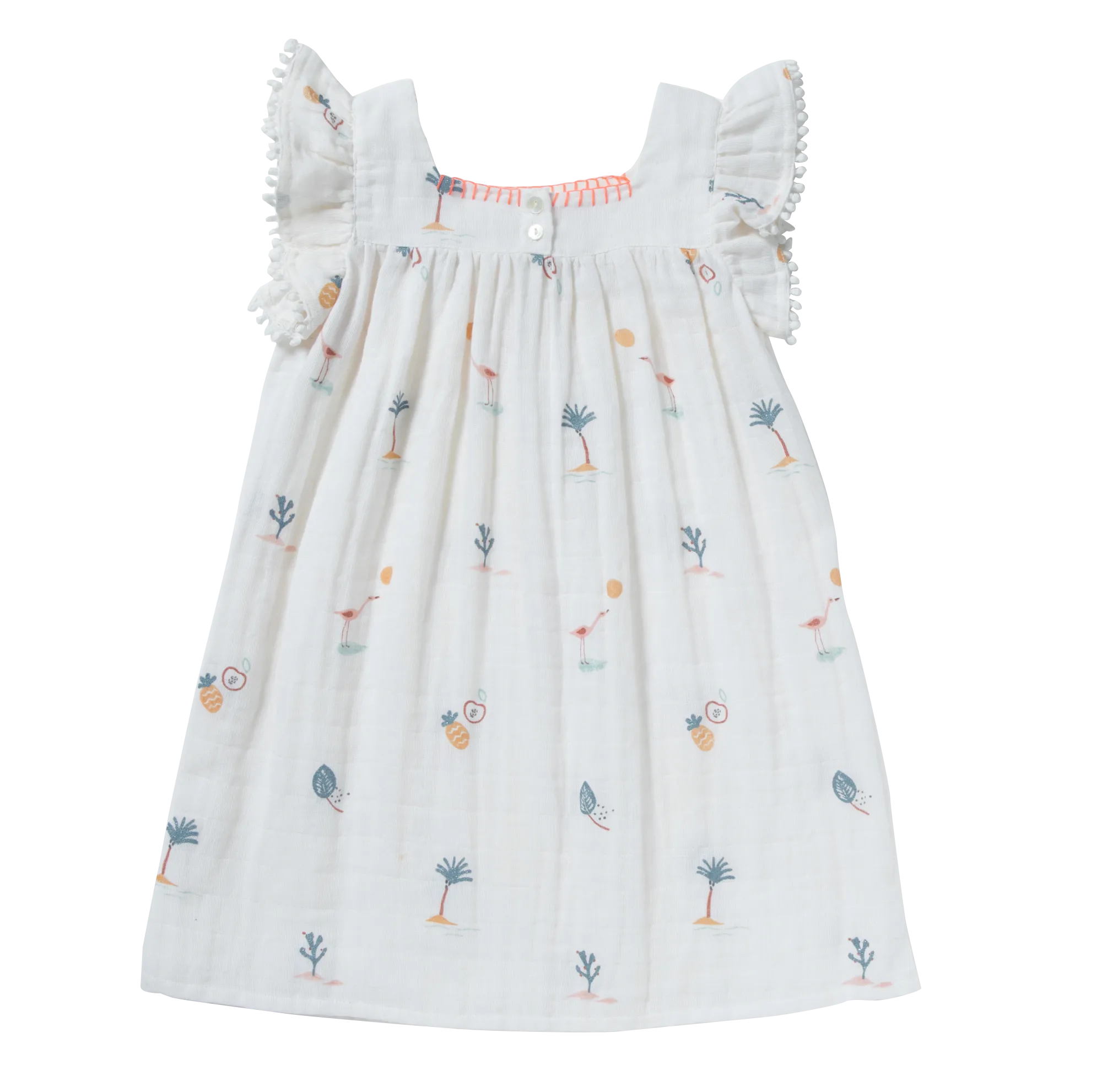 Girls St Tropez White Dress
