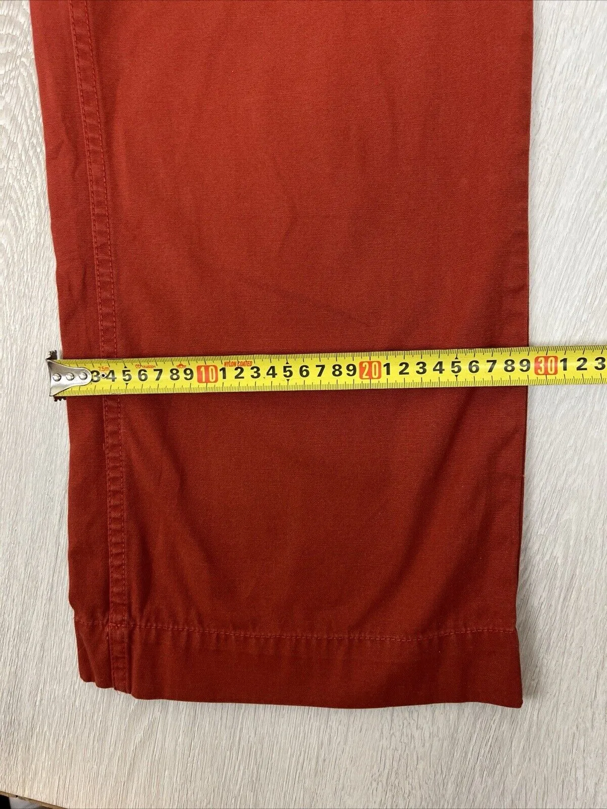 Glassons Womens Red Wide Leg Chino-Jeans Size 10