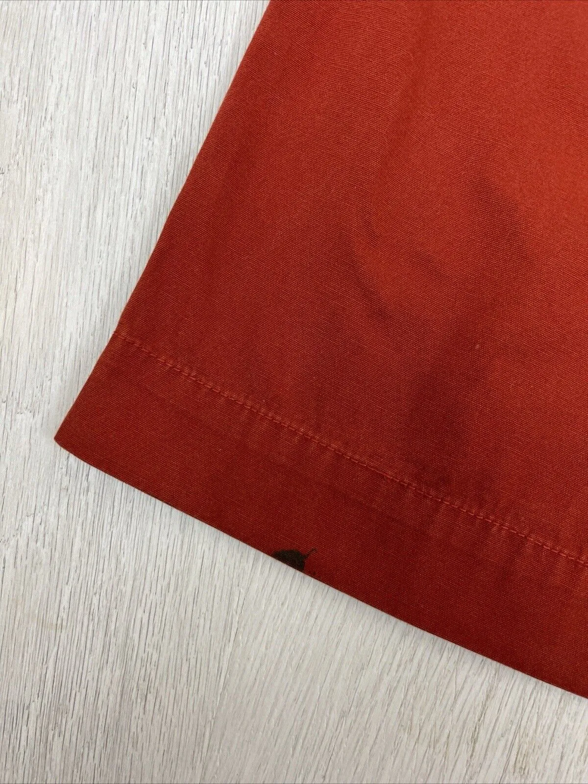 Glassons Womens Red Wide Leg Chino-Jeans Size 10
