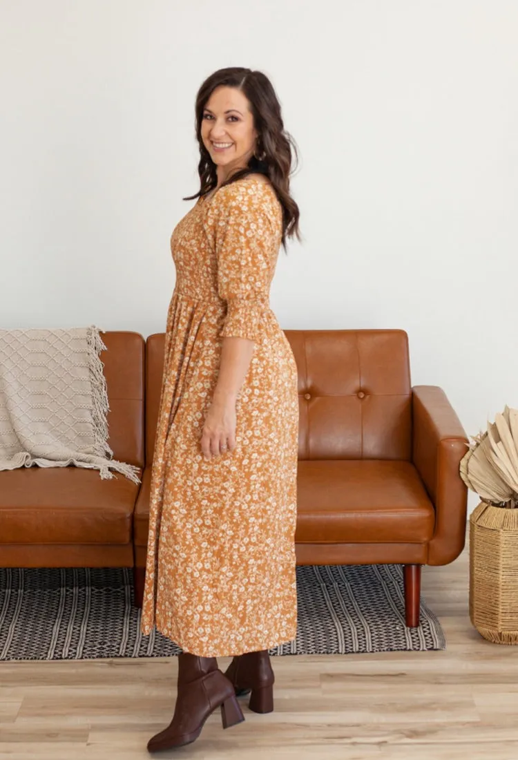 Golden Dayz Midi Dress