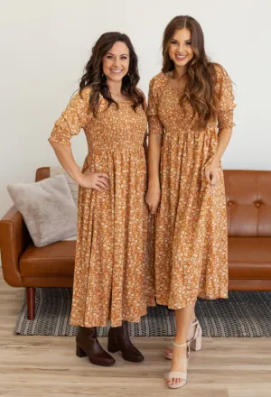 Golden Dayz Midi Dress