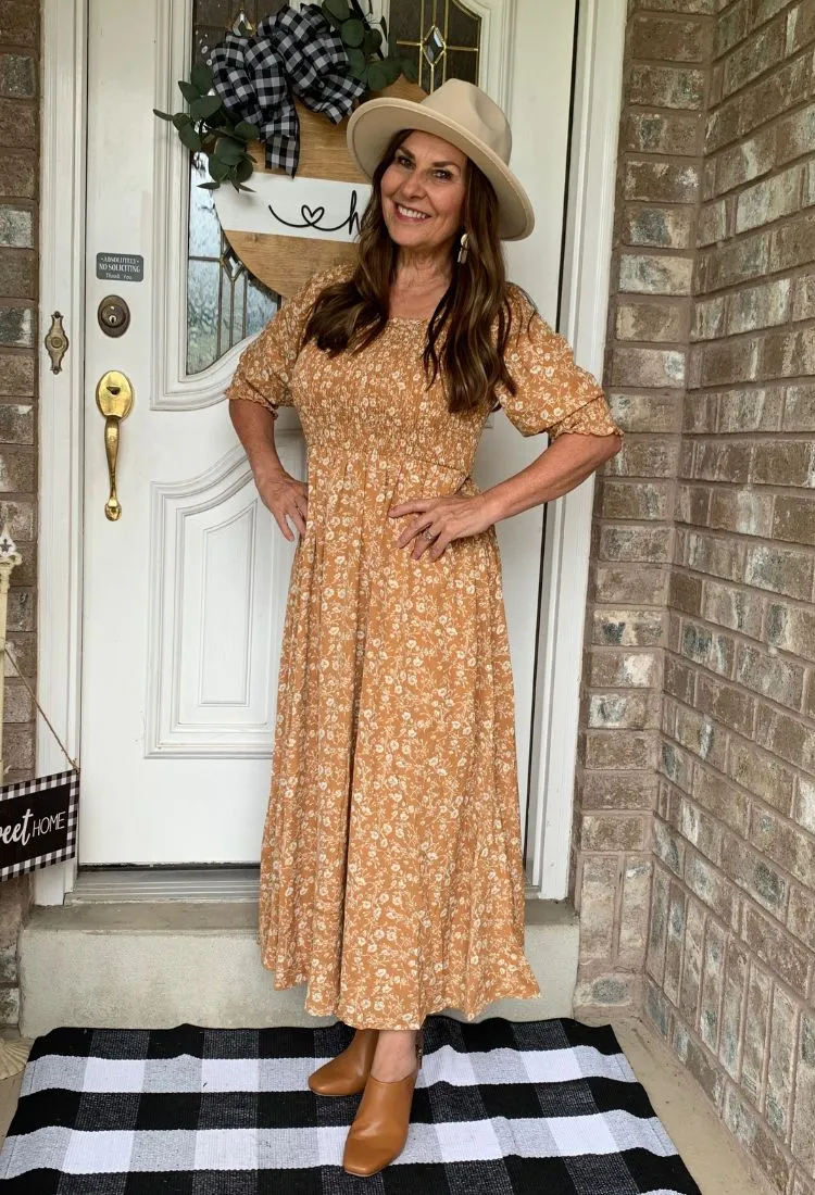 Golden Dayz Midi Dress