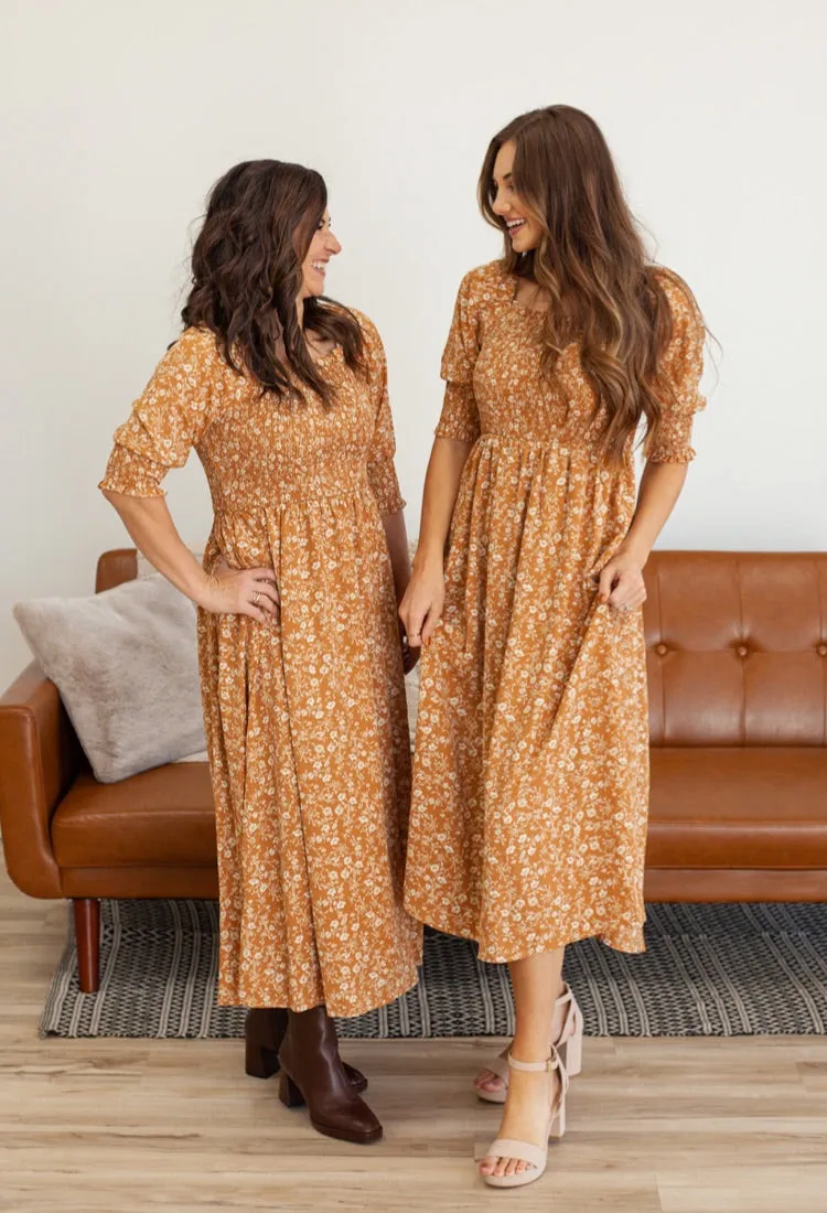 Golden Dayz Midi Dress