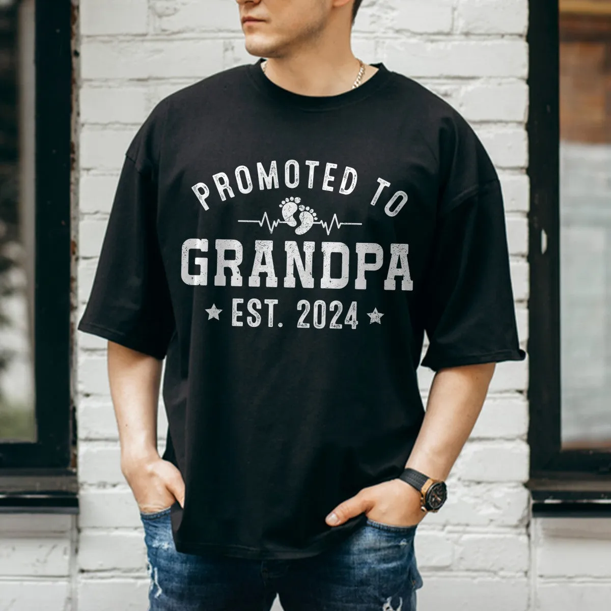 Grandpa, Grandparents, Birthday, Grandparent's Day, Funny T-Shirts, T-shirts For Men, Black, S