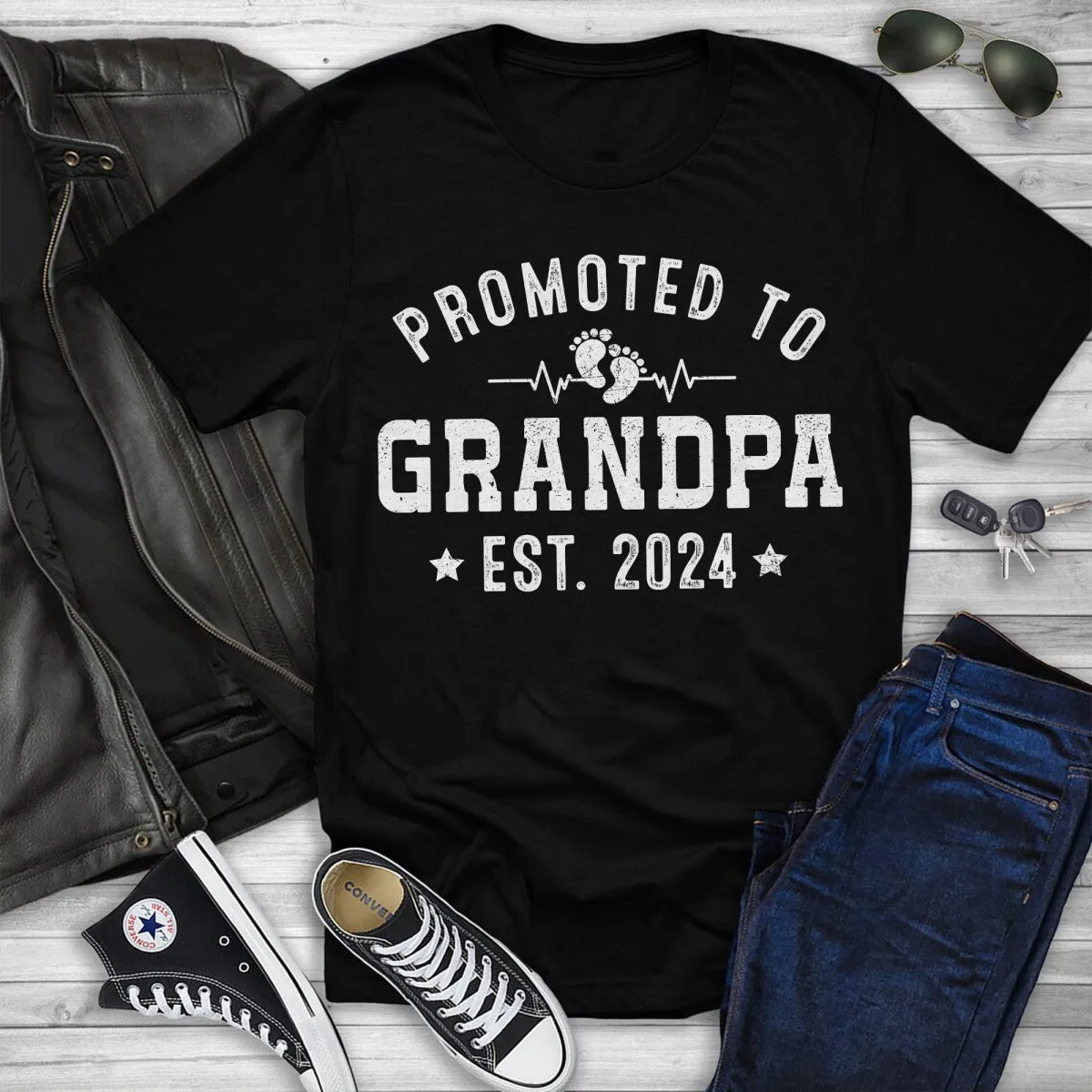 Grandpa, Grandparents, Birthday, Grandparent's Day, Funny T-Shirts, T-shirts For Men, Black, S