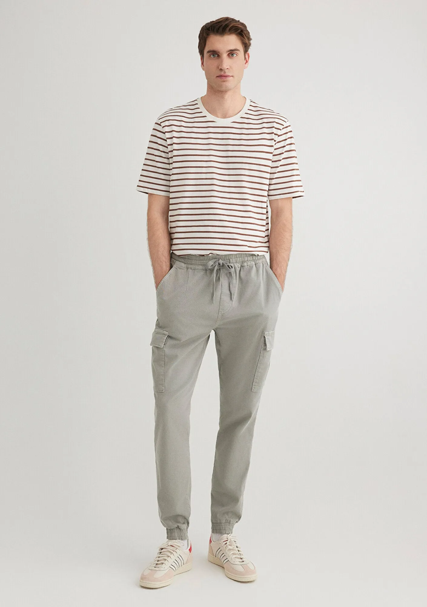 Grey Cargo Pants