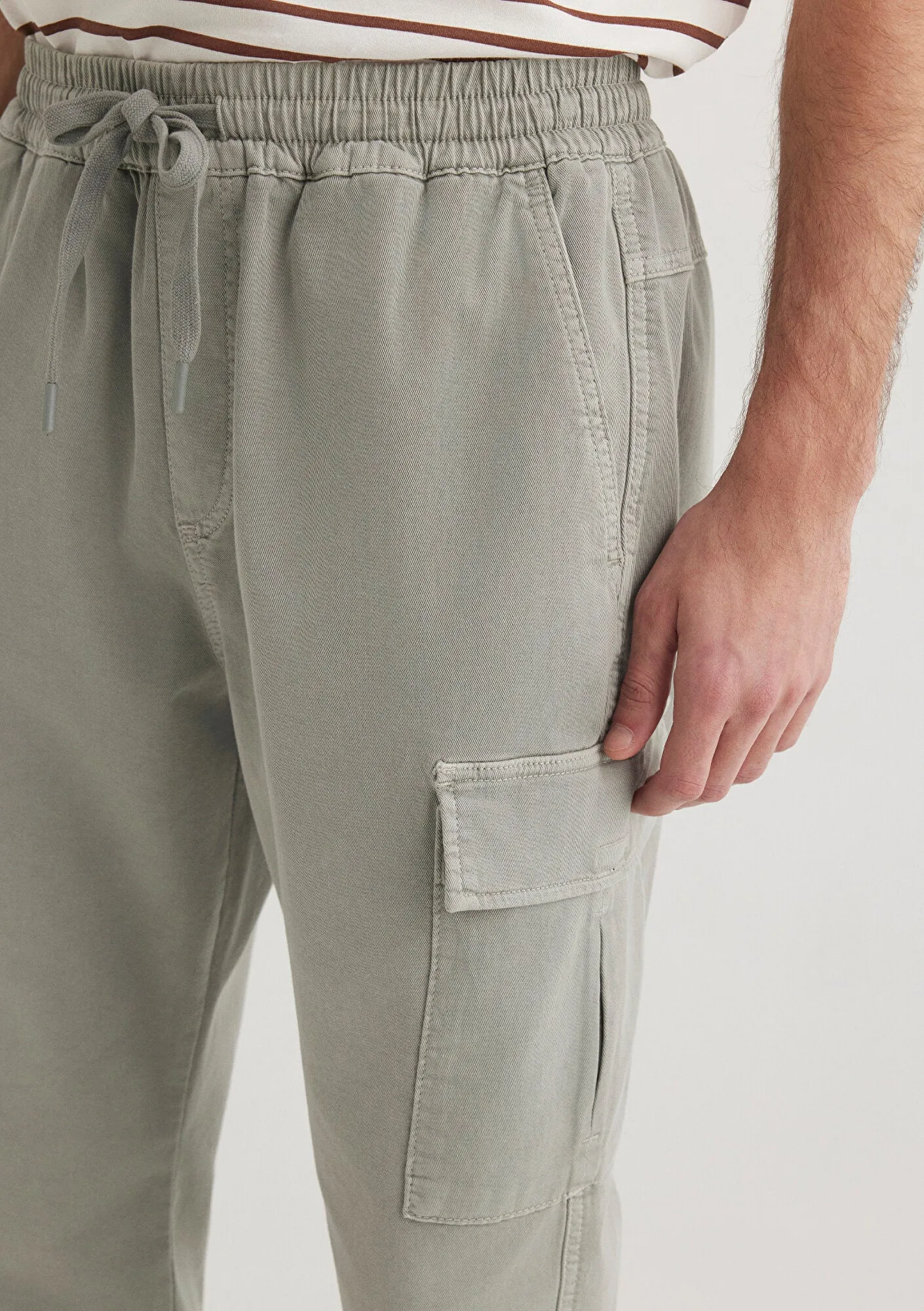 Grey Cargo Pants