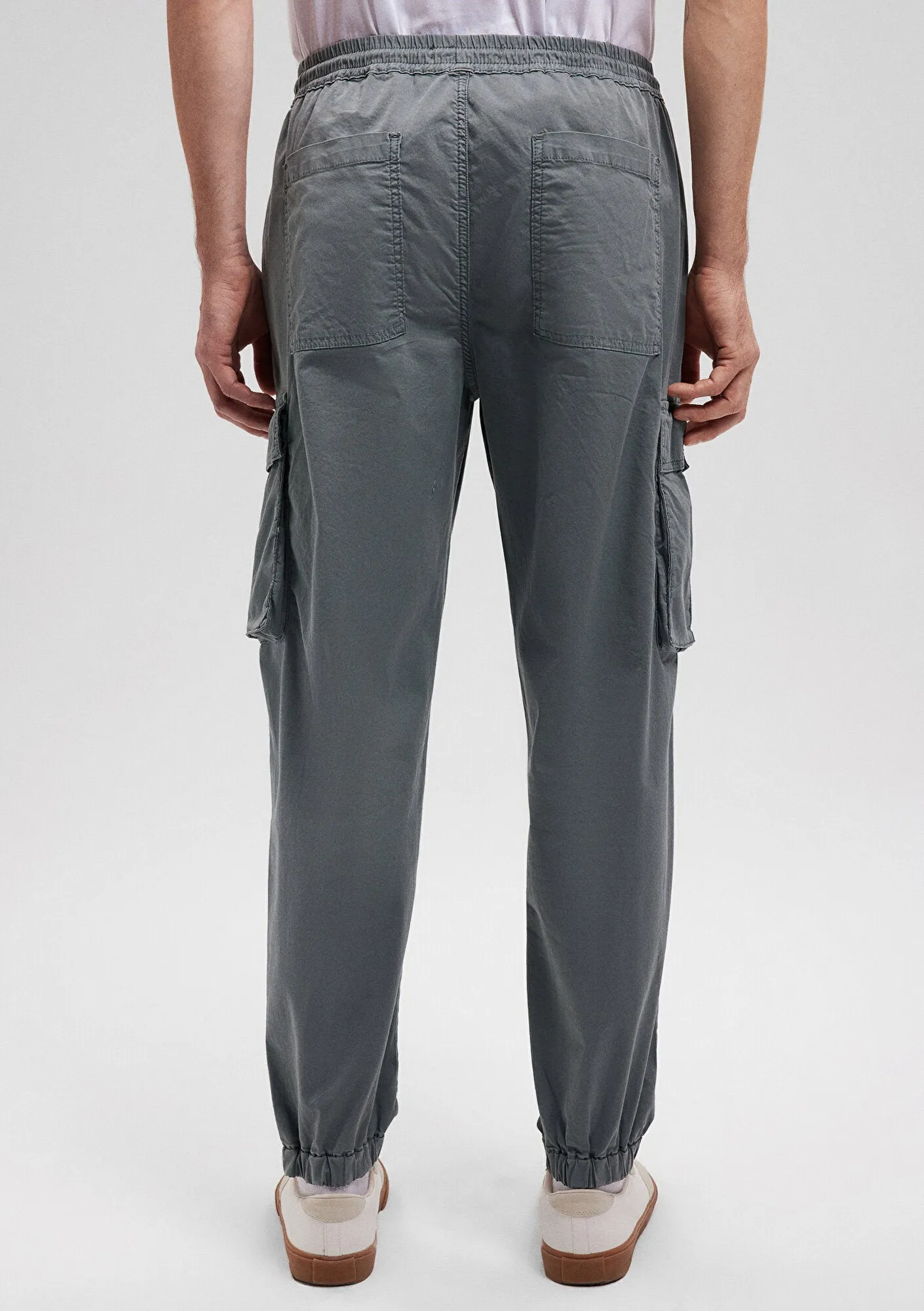 Grey Cargo Pants
